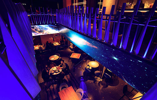 餐厅设计丨仿佛置身于星空之中晚宴