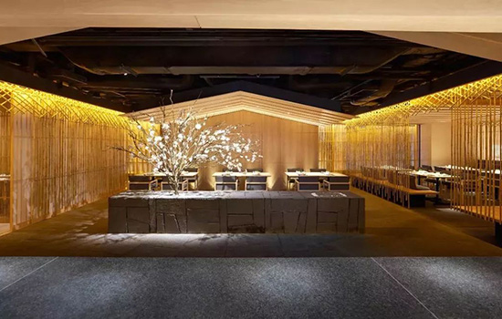 再现日式庭院的特色和风韵“竹光”餐厅设计